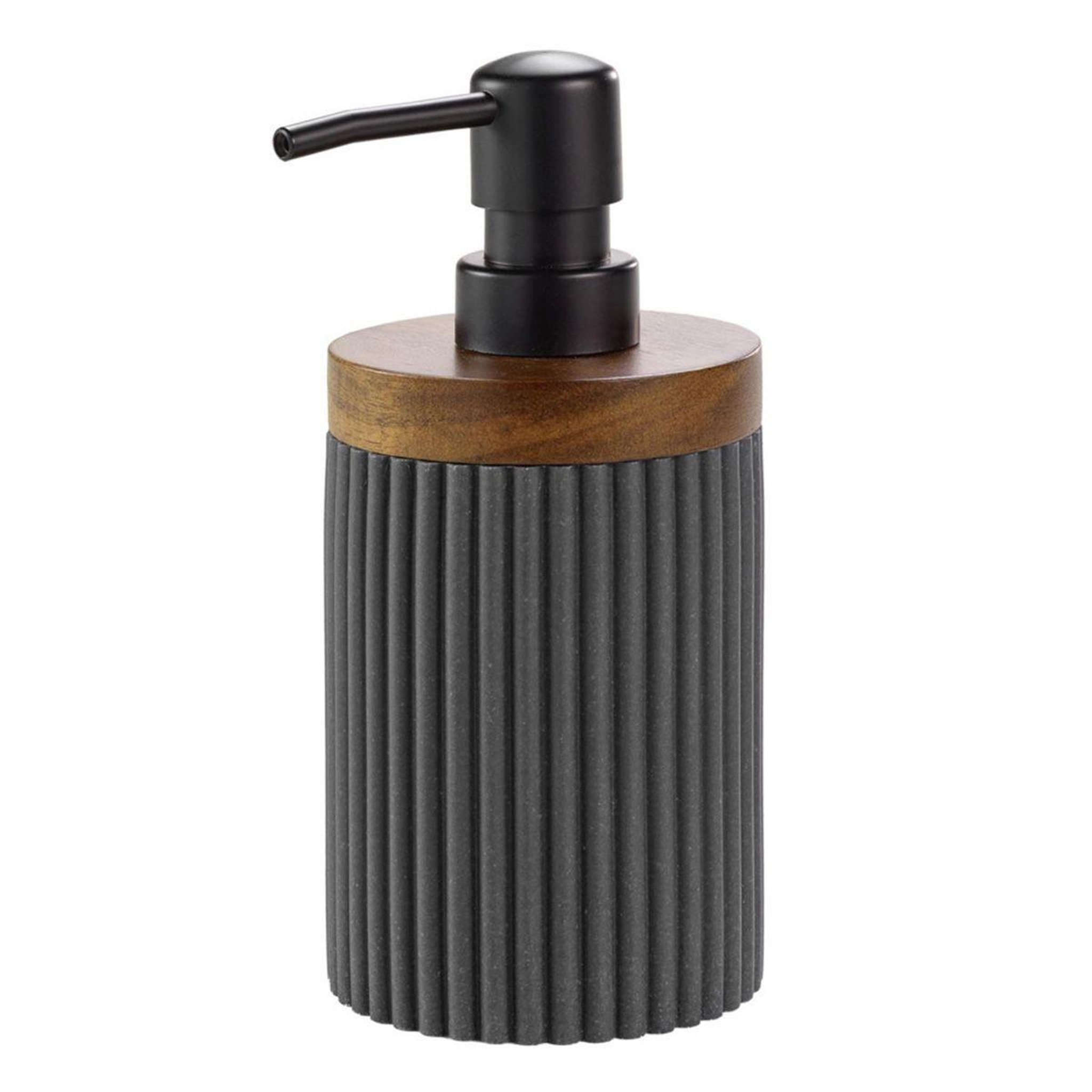 Voir la diapositive 1 : Douceur d'Intérieur Distributeur de savon  niagara  17cm anthracite