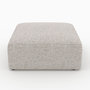 Voir la diapositive 4 : Rendez vous déco Pouf carré pour canapé modulable en tissu beige-Hestia
