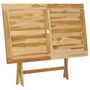 Voir la diapositive 5 : VIDAXL Ensemble a manger d'exterieur 5pcs Bois solide de teck