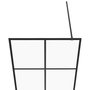 Voir la diapositive 4 : VIDAXL Paroi de douche avec verre ESG transparent 80x195 cm Noir