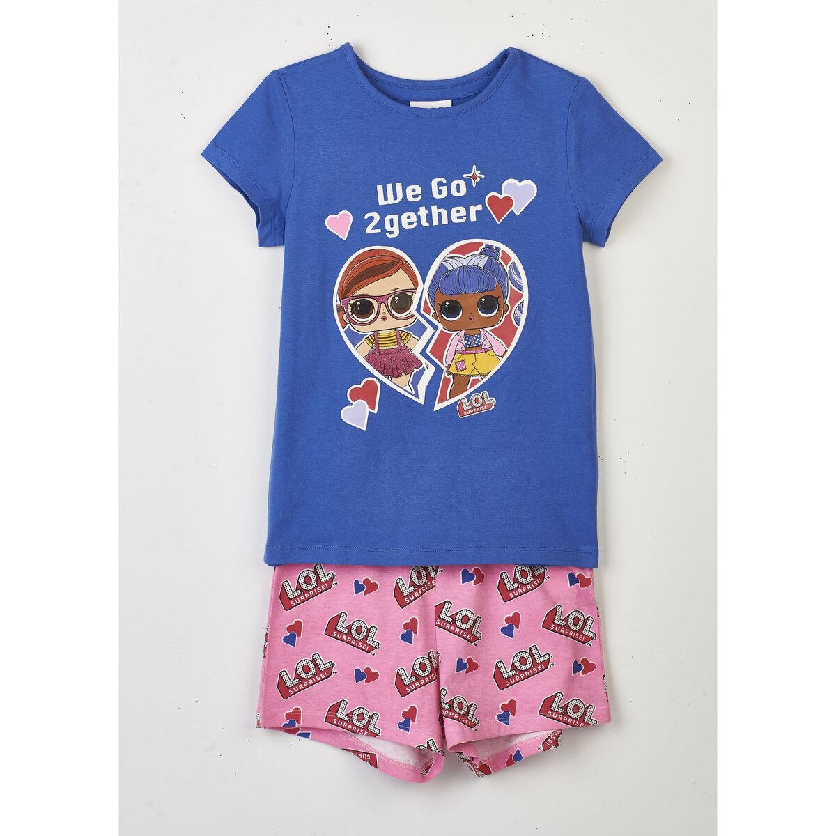 INEXTENSO Pyjama bleu fille en coton STITCH pas cher 