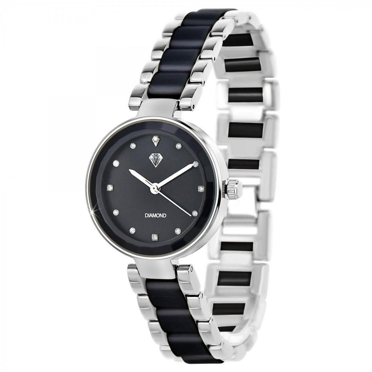 SC CRYSTAL Montre élégante Marion SC Crystal ornée d'un véritable diamant