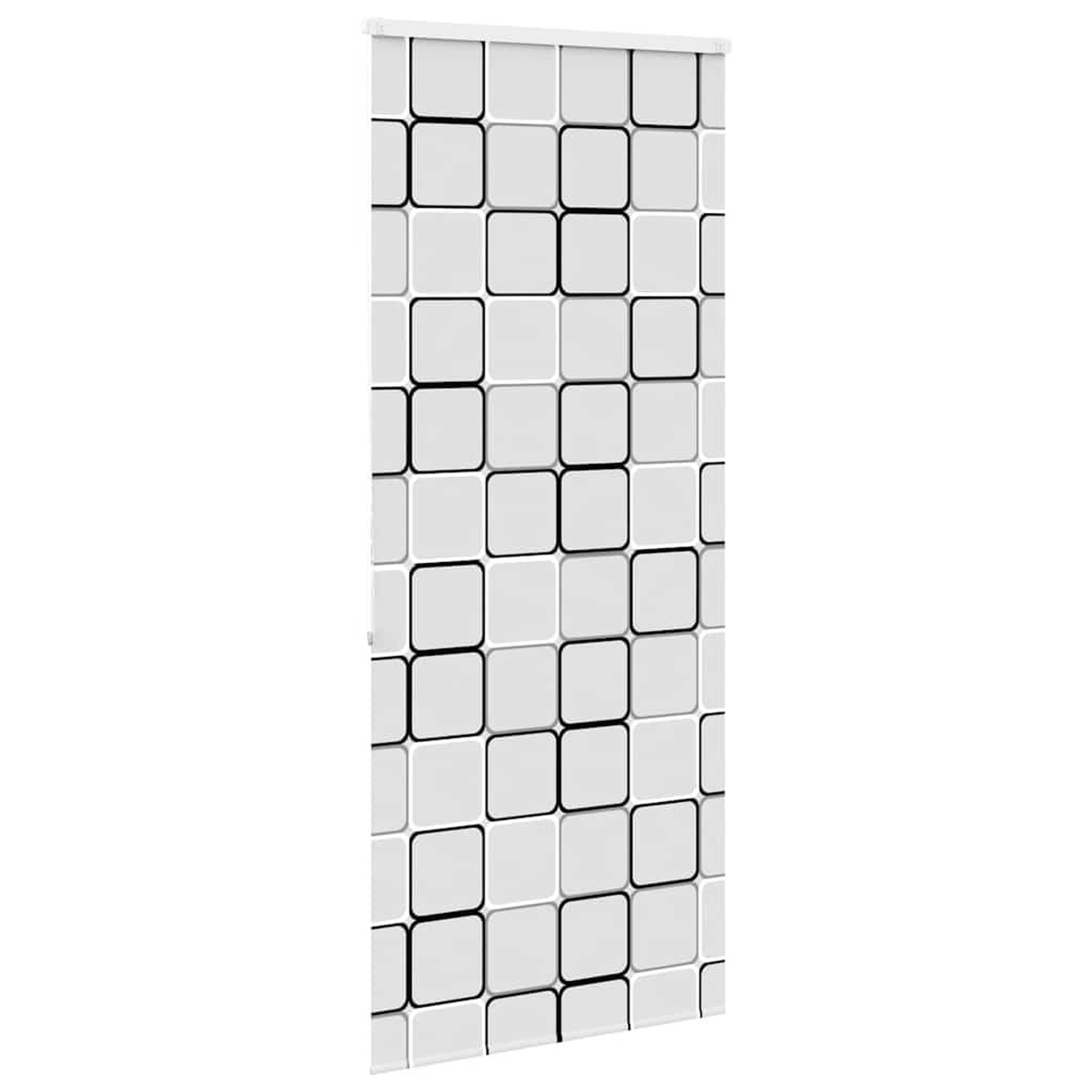 Voir la diapositive 4 : VIDAXL Store enrouleur de douche avec cassette largeur du tissu 106 cm