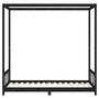 Voir la diapositive 4 : VIDAXL Cadre de lit pour enfants noir 90x190 cm bois de pin massif