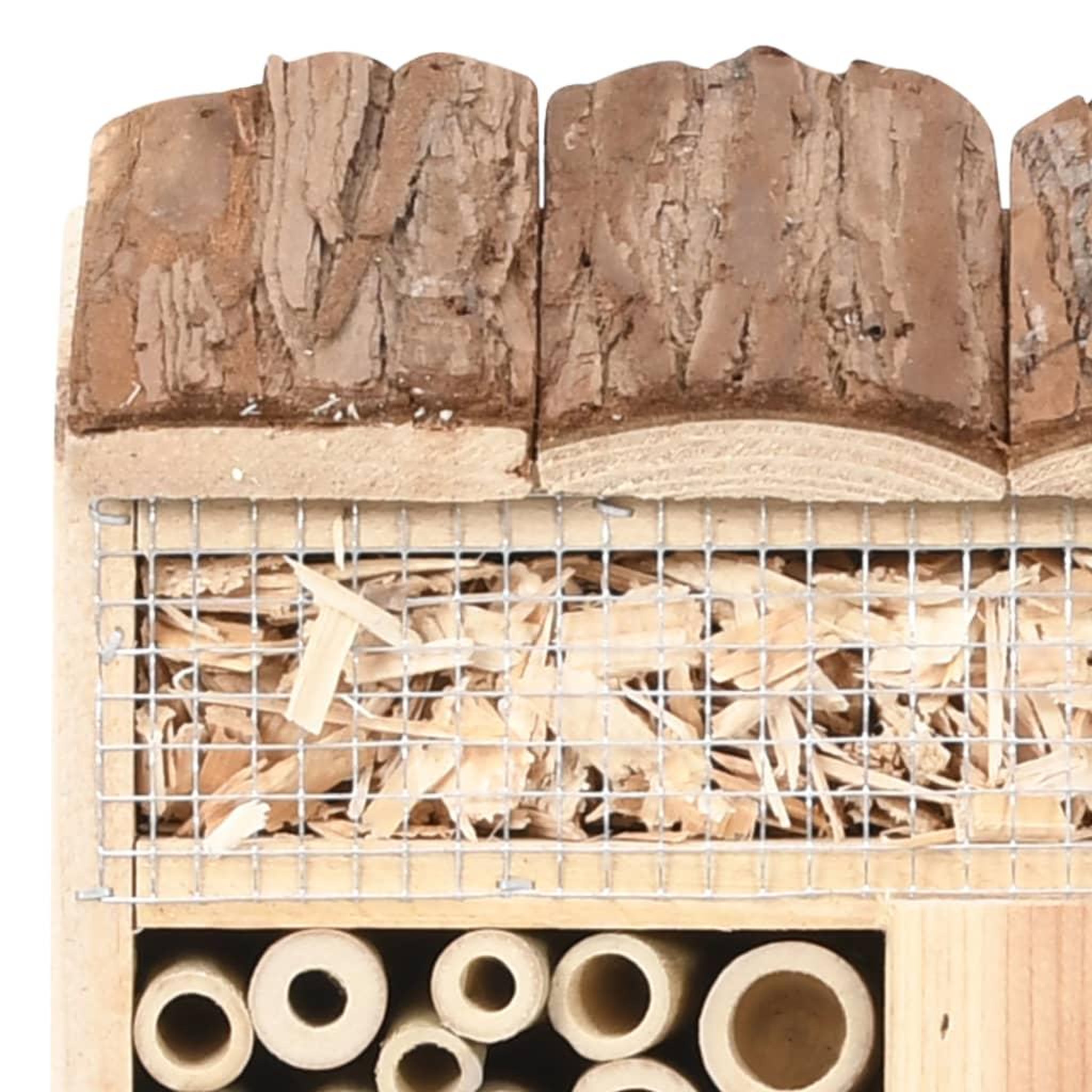 Voir la diapositive 5 : VIDAXL Hotel a insectes 30x10x30 cm bois de sapin