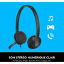 Voir la diapositive 3 : Logitech Micro-casque H340 USB Headset