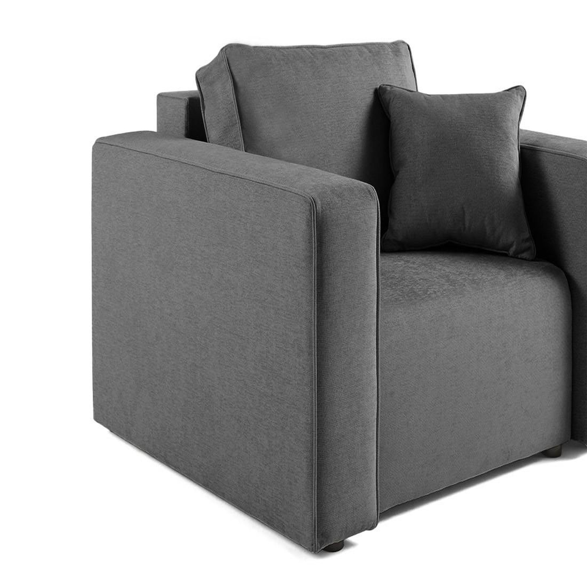 Voir la diapositive 4 : BEST MOBILIER Topaze - fauteuil - en tissu