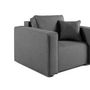 Voir la diapositive 4 : BEST MOBILIER Topaze - fauteuil - en tissu
