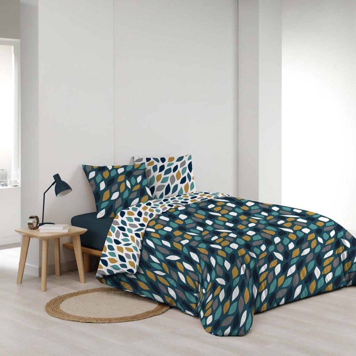 Douceur d'Intérieur Housse de couette 240x220 + 2 taies Belize microfibre