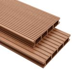 VIDAXL Panneaux de terrasse avec accessoires WPC 20 m^2 2,2 m Marron