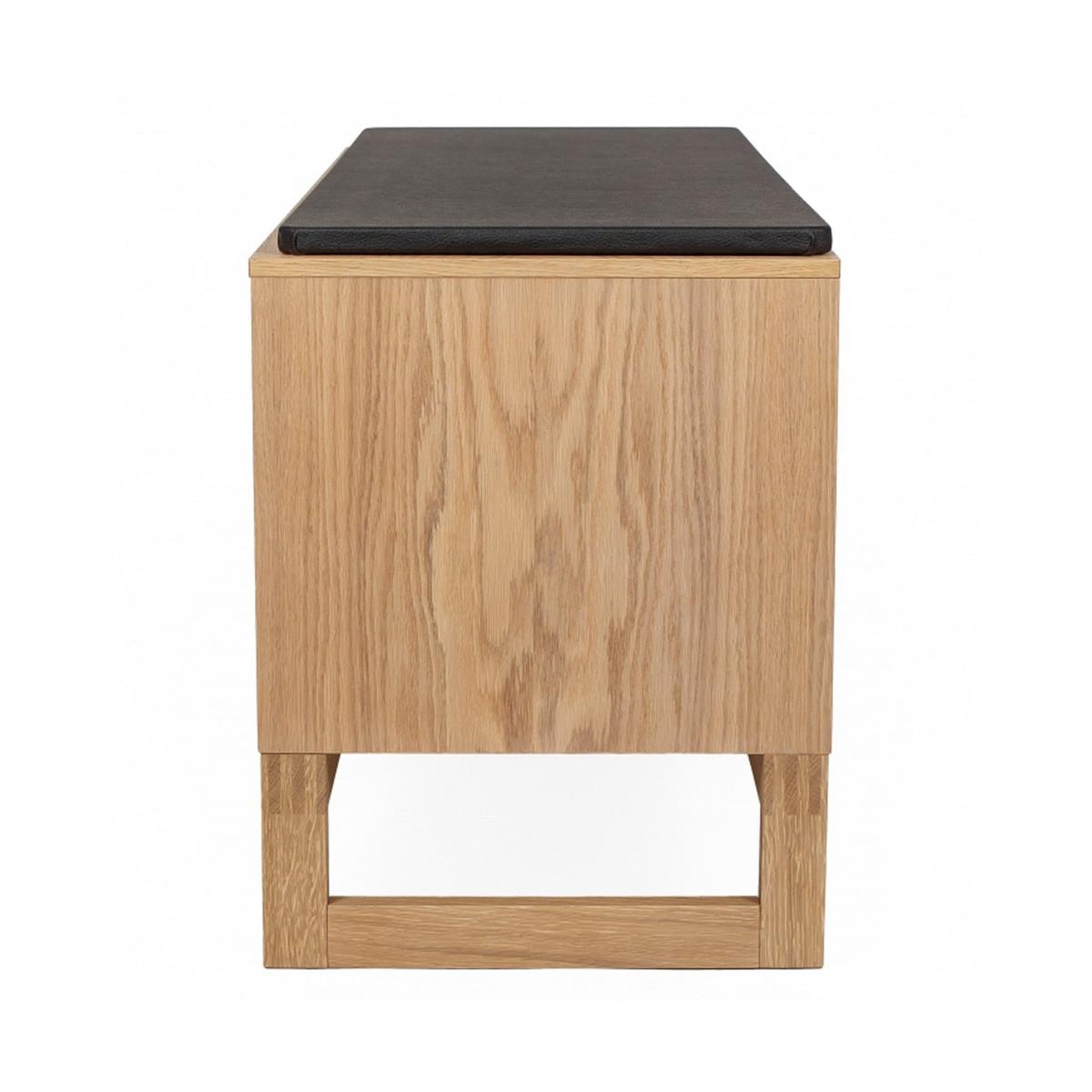 Voir la diapositive 2 : Paris Prix Banc d'entrée design en bois  slussen  100cm naturel