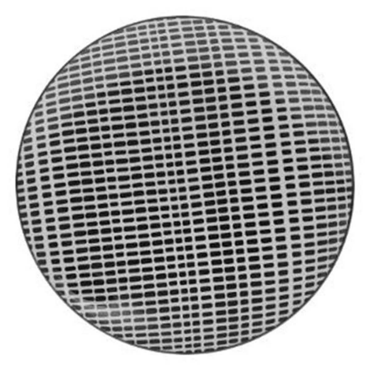 SECRET DE GOURMET Lot de 6 Assiettes à Dessert  Bohemia Square  19cm Noir