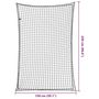 Voir la diapositive 6 : VIDAXL Filet pour remorque avec corde elastique noir 2,2x1,5 m PP