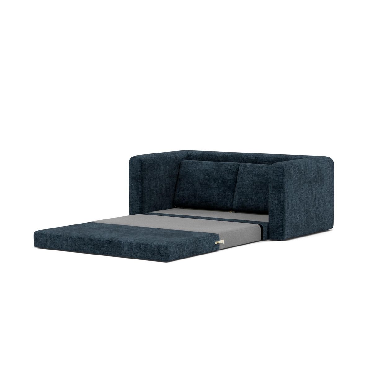 BEST MOBILIER Marilia - canapé 2 places convertible déplimousse en velours texturé