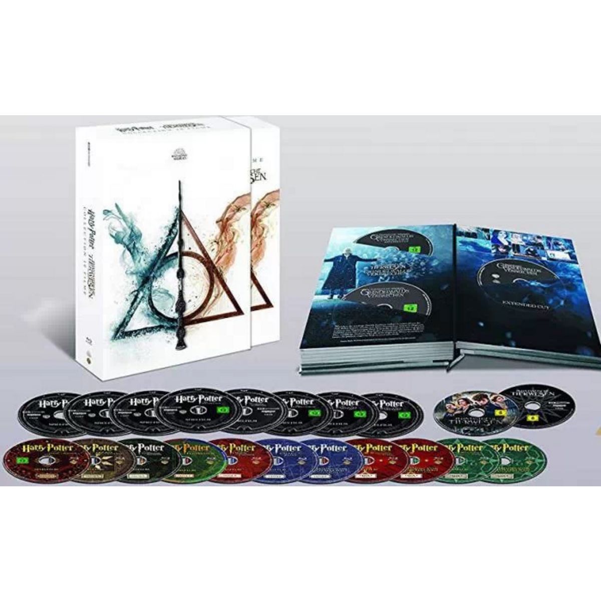 Wizarding World : Harry Potter 1 à 7.2 + Les Animaux Fantastiques 1 à 3 Blu-Ray