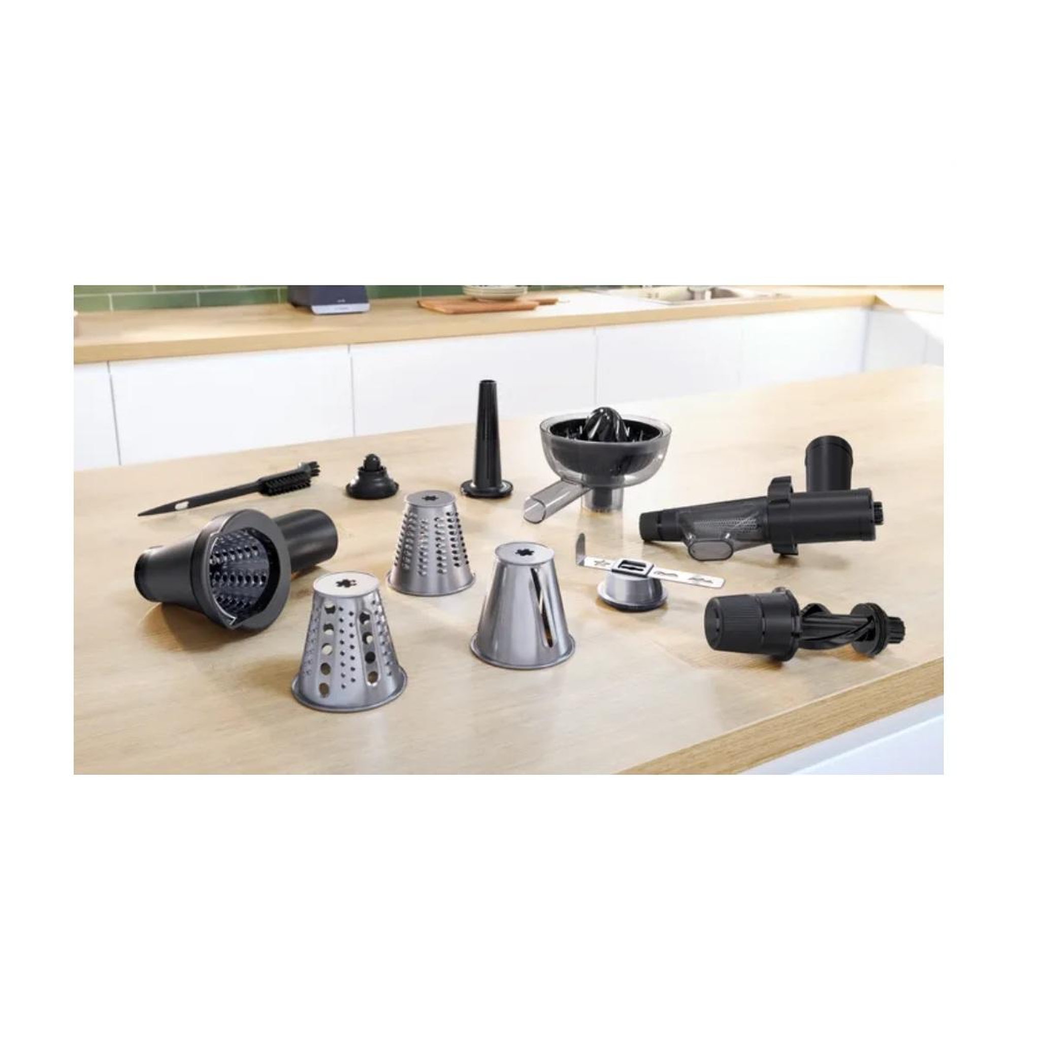 Voir la diapositive 4 : BOSCH Hachoir à viande 500w blanc - MFWS607W