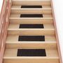 Voir la diapositive 1 : VIDAXL Tapis d'escalier auto-adhesifs 30 pcs marron 60x25 cm