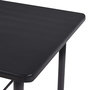 Voir la diapositive 5 : VIDAXL Table de bar Noir 120x60x110 cm MDF