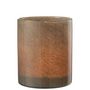 Voir la diapositive 2 : Paris Prix Photophore Design en Verre  Jade  18cm Marron