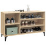 Voir la diapositive 4 : VIDAXL Armoire a chaussures Chene sonoma 102x36x60cm Bois d'ingenierie