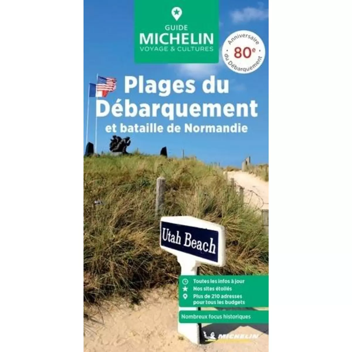  PLAGES DU DEBARQUEMENT ET BATAILLE DE NORMANDIE. EDITION 2024, Michelin