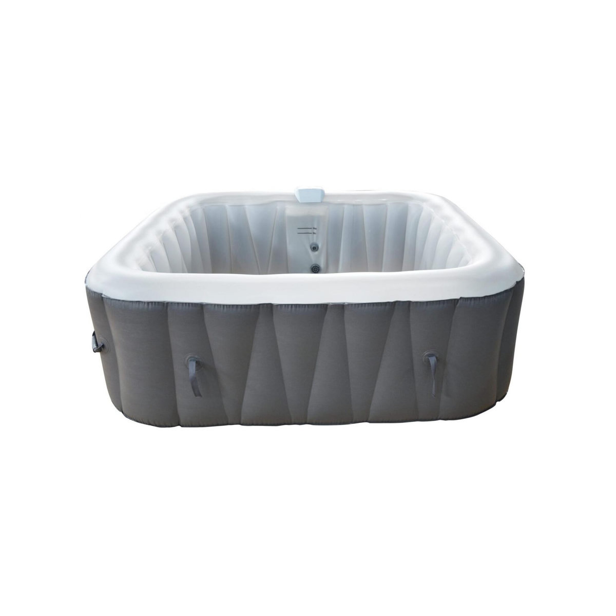 SUNSPA Spa gonflable 4 places carré - Sunspa - Bandeau LED inclus - Dimensions : 155 x 155 cm