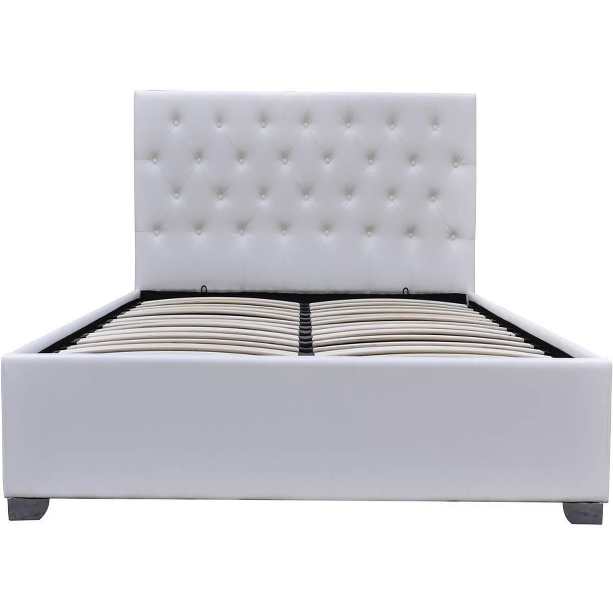 Voir la diapositive 2 : Habitat et Jardin Lit double avec coffre  tino  - 140 × 190 cm - blanc