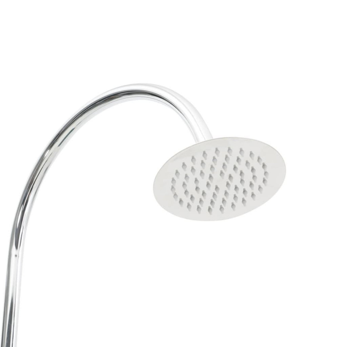 VIDAXL Douche de jardin Blanc Bois