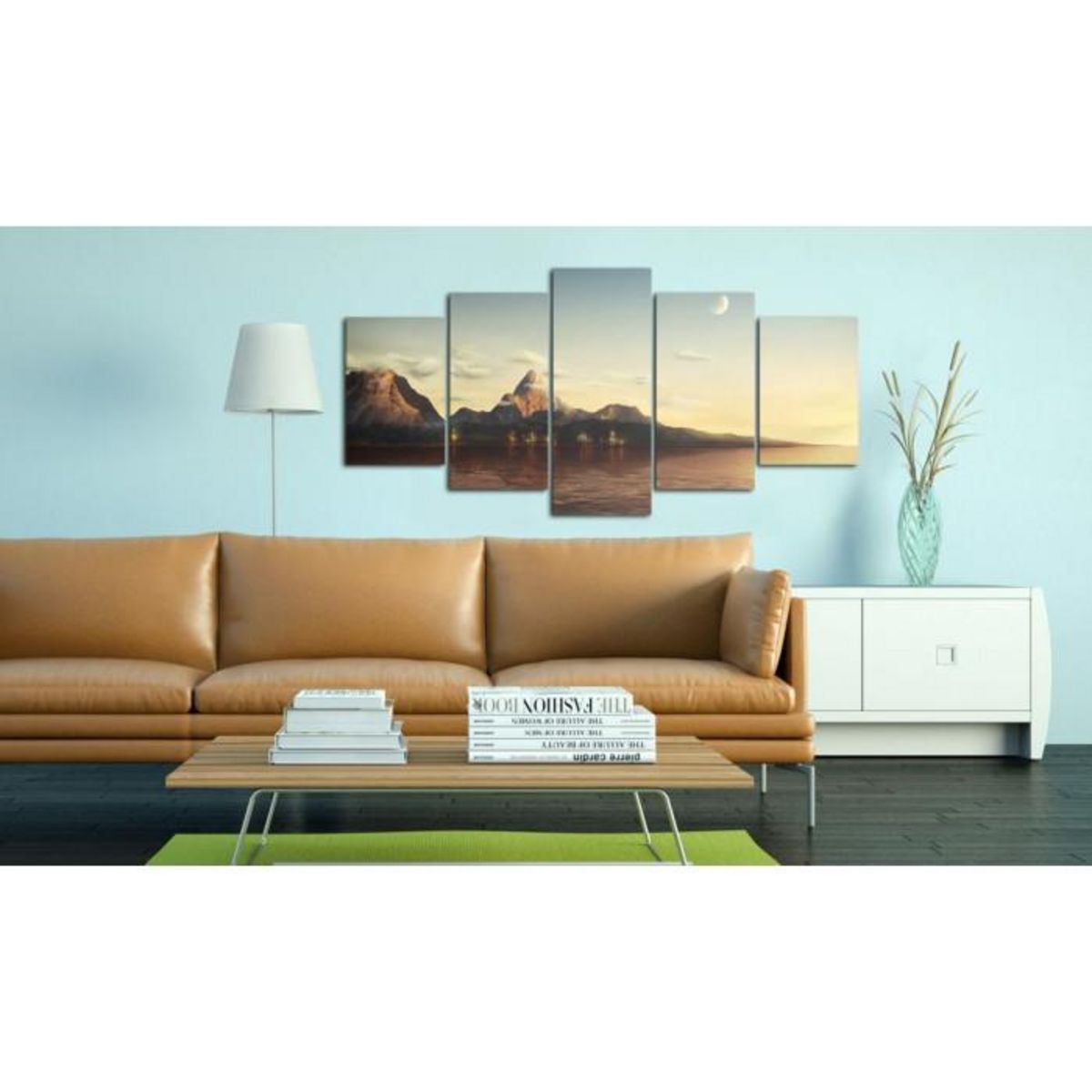 Paris Prix Tableau Imprimé  Lever de Soleil dans Les Montagnes