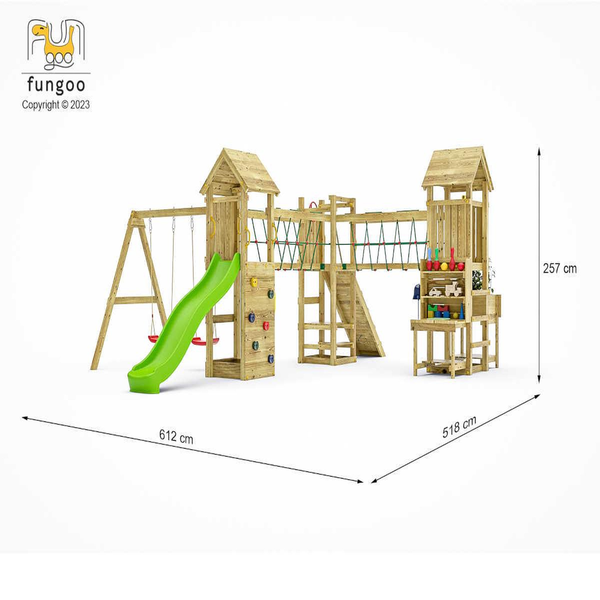 Voir la diapositive 3 : Fungoo Aire de jeux xxl optimizer - fungoo