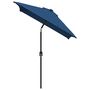 Voir la diapositive 3 : VIDAXL Parasol d'exterieur avec poteau en metal 300x200 cm Azure