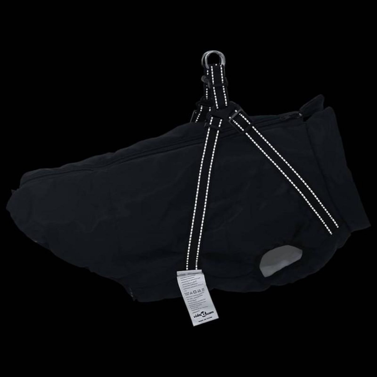 VIDAXL Manteau pour chiens avec harnais imperméable réfléchissant L44