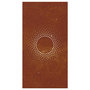 Voir la diapositive 4 : VIDAXL Decoration murale jardin 105x55cm acier corten design du soleil