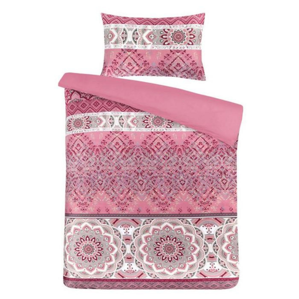 Paris Prix Parure de Lit 2 Pièces  Alegra  140x200cm Rose
