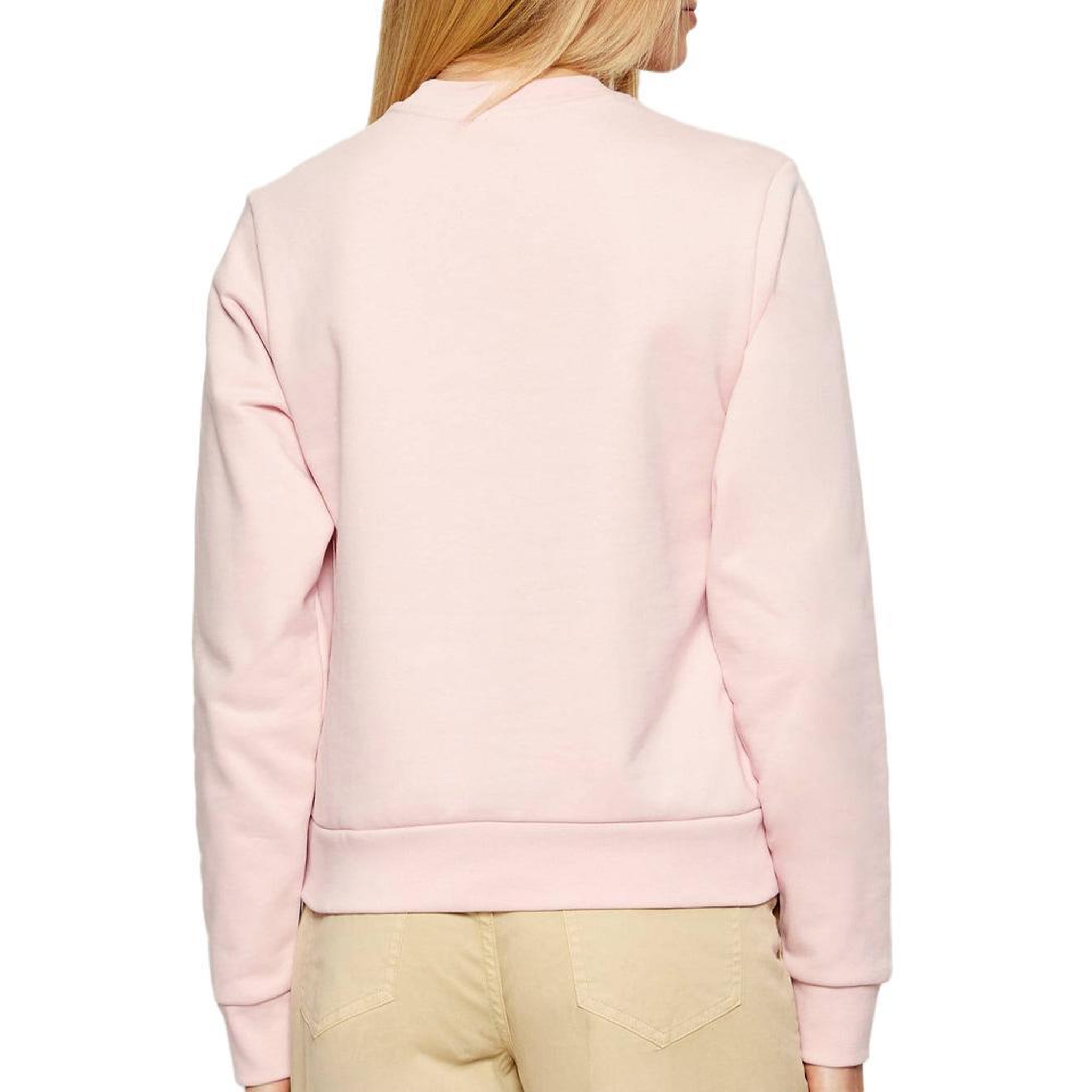 Voir la diapositive 4 : Lacoste Sweat rose femme lacoste relaxed fit fleece