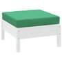 Voir la diapositive 3 : VIDAXL Coussin de palette vert tissu oxford