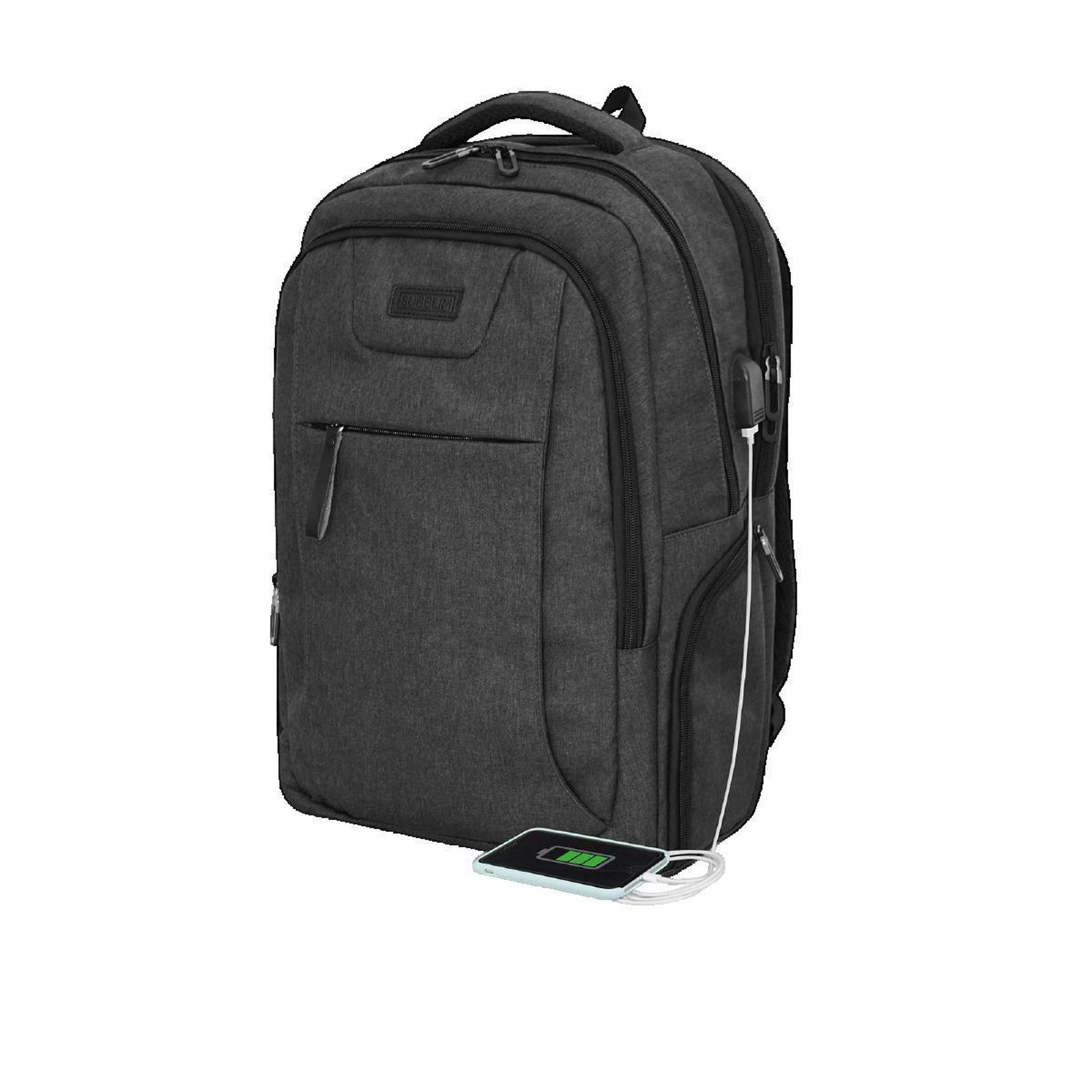 Sac à dos ordinateur Subblim Air Padding 16 pouces Noir