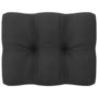 Voir la diapositive 4 : VIDAXL Salon de jardin 9 pcs avec coussins anthracite Pin massif