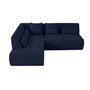 Voir la diapositive 6 : LISA DESIGN Onyx - canapé modulable d'angle gauche - 5 places - en tissu mailles 3d