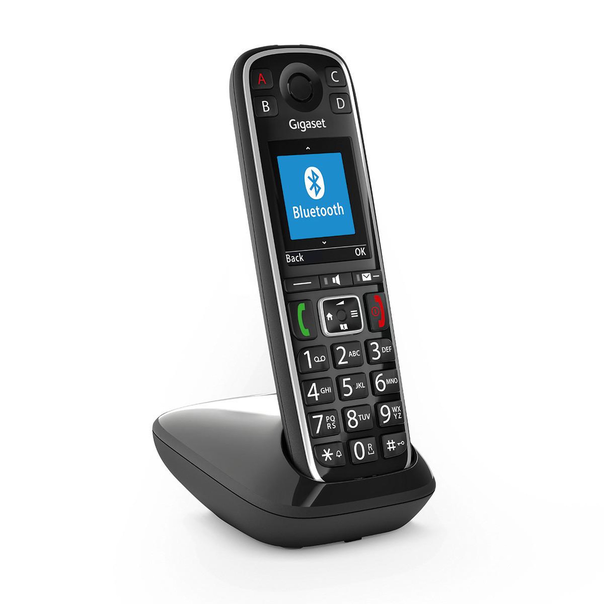 Voir la diapositive 3 : GIGASET Téléphone analogique Gigaset E720 avec identification de l'appelant Noir