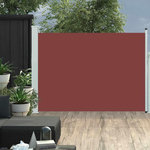 VIDAXL Auvent lateral retractable de patio 120x500 cm Marron