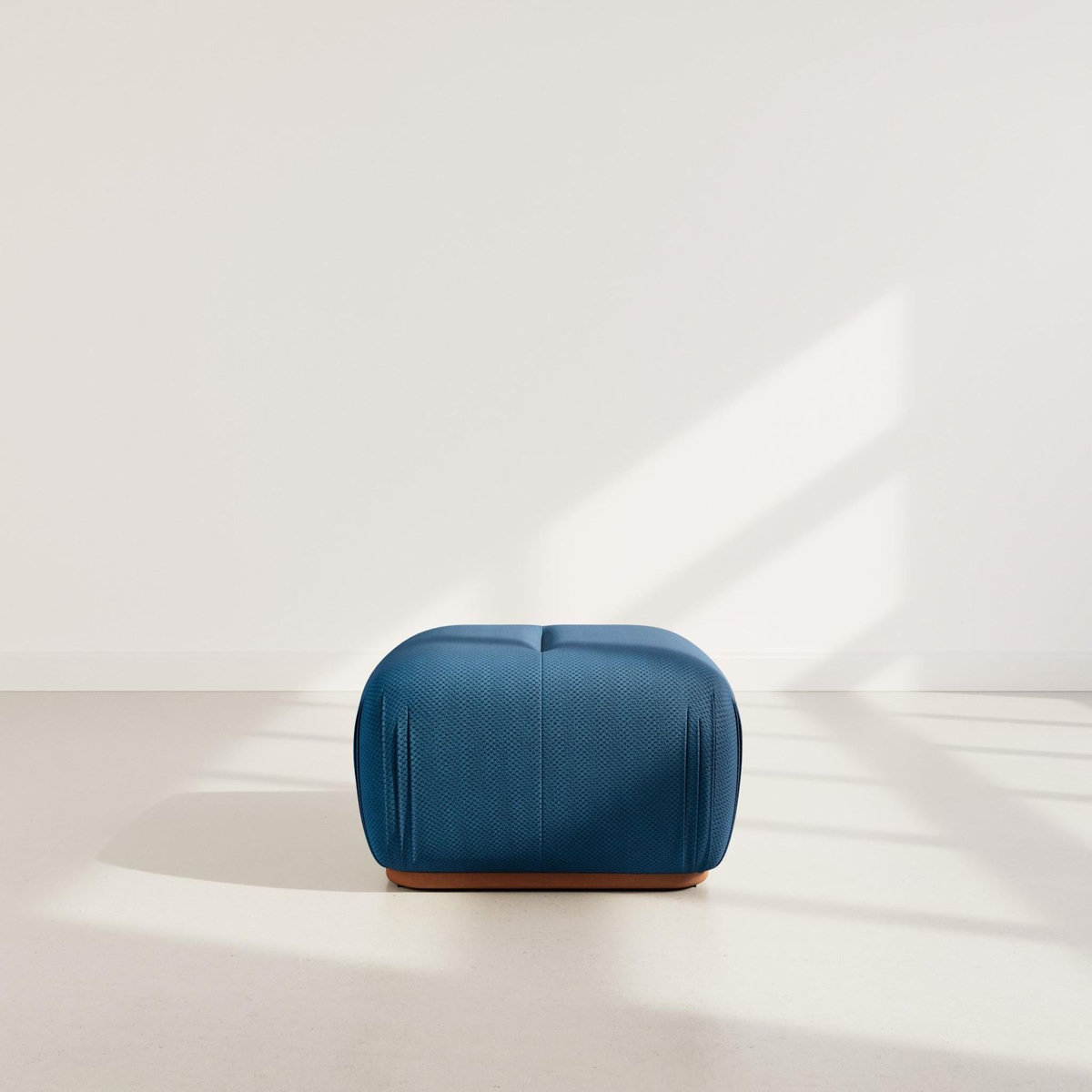 LISA DESIGN Penelope - pouf en velours texturé