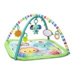 Bright Starts BRIGHT STARTS Tapis de sol éveil bébé évolutif pliable- Jungle Vert- arche avec jouets sensoriels et musicaux, miroir