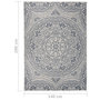 Voir la diapositive 6 : VIDAXL Tapis a tissage plat d'exterieur 140x200 cm Motif bleu