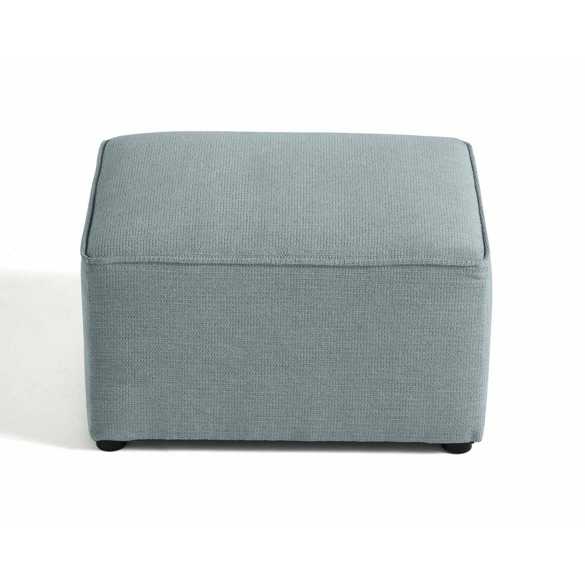 BEST MOBILIER Canopy - pouf - en tissu texturé