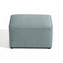 Voir la diapositive 4 : BEST MOBILIER Canopy - pouf - en tissu texturé