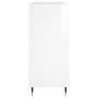 Voir la diapositive 5 : VIDAXL Armoire a disques blanc brillant 84,5x38x89cm bois d'ingenierie