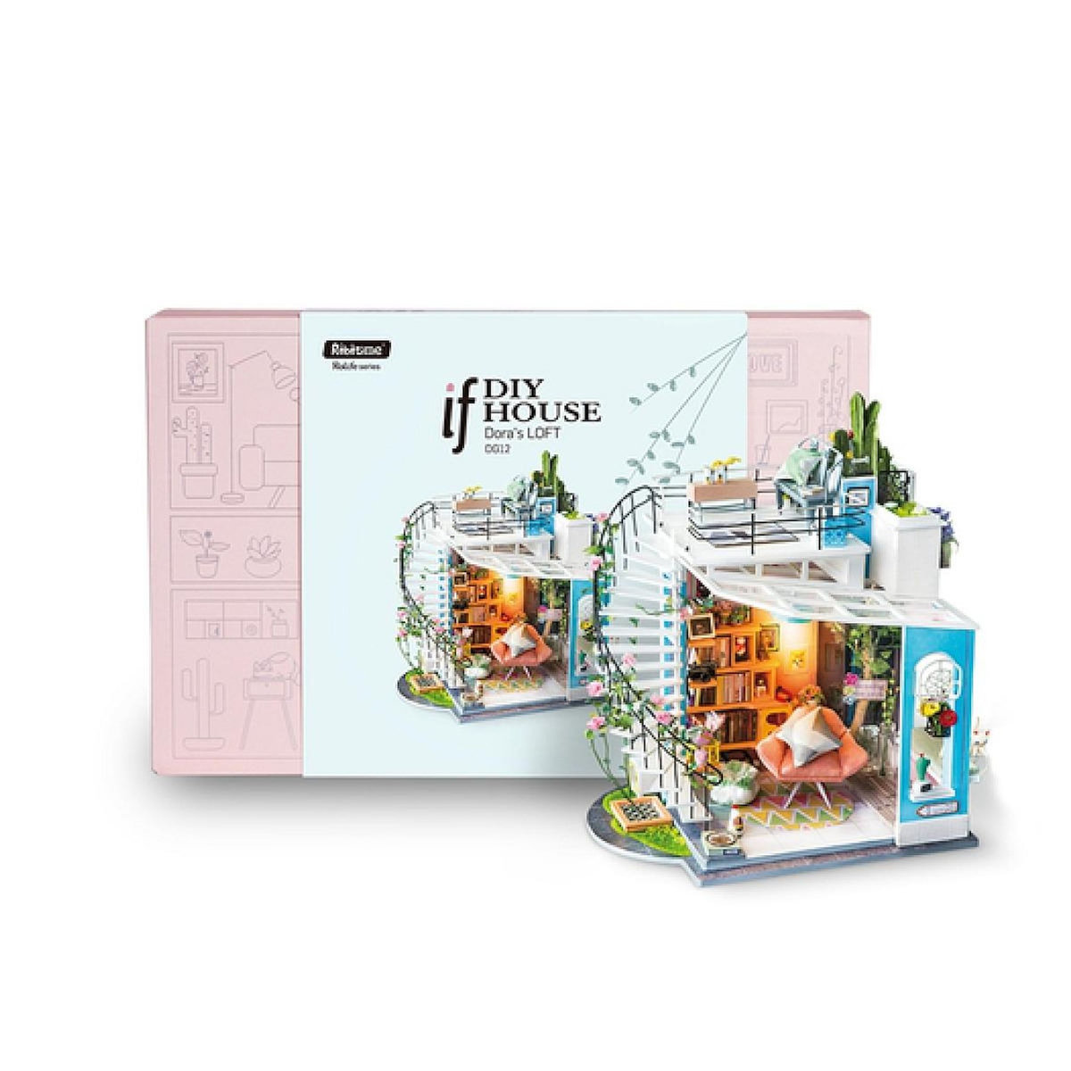 ROBOTIME maquette lumineuse le Loft de Dora