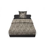 SOLEIL D'OCRE Parure de draps en coton 57 fils/cm2 SAFARI, par Soleil d'Ocre. Coloris disponibles : Beige