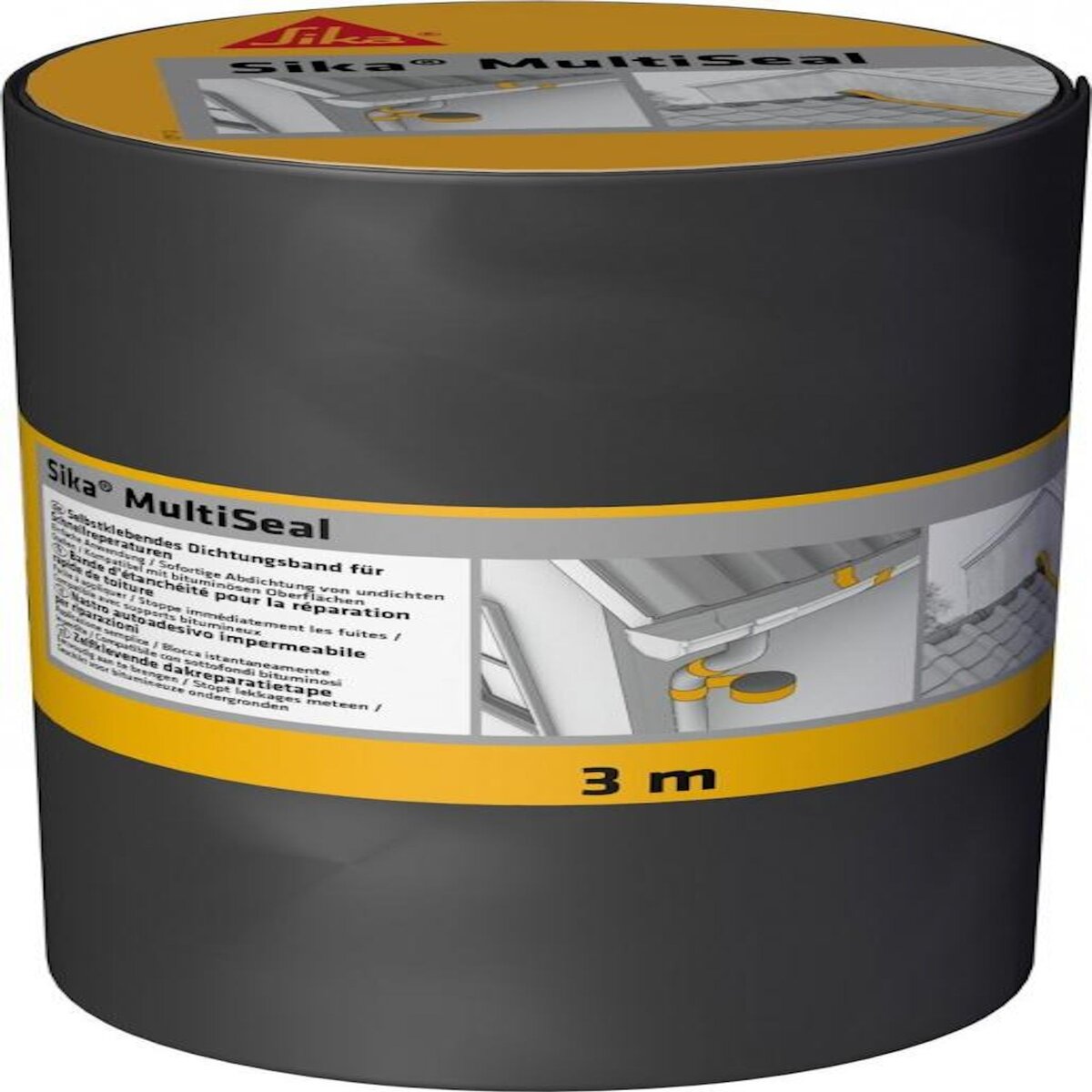 Sika Bande Adhésive D'Étanchéité Sika Multiseal L.3 X L.0.2 M 1152 G/M²